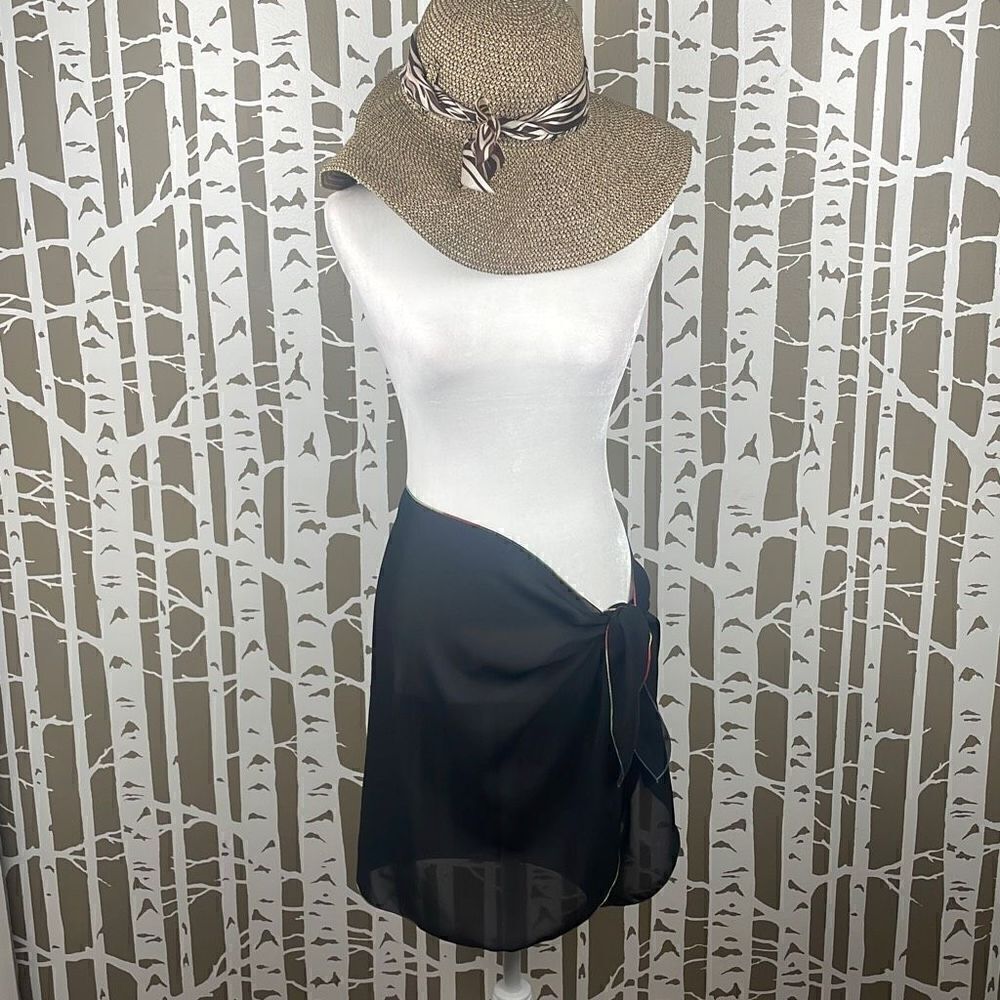 Cabana Beach 90s Vintage Swim Sarong Coverup OS